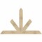 Ekena Millwork Saratoga Rough Sawn Timber Gable Bracket, Douglas Fir, 72"W x 45"H x 2"D x 6"F, 15/12 Pitch GBW072X45X0206SAR00RDF - alternate 1